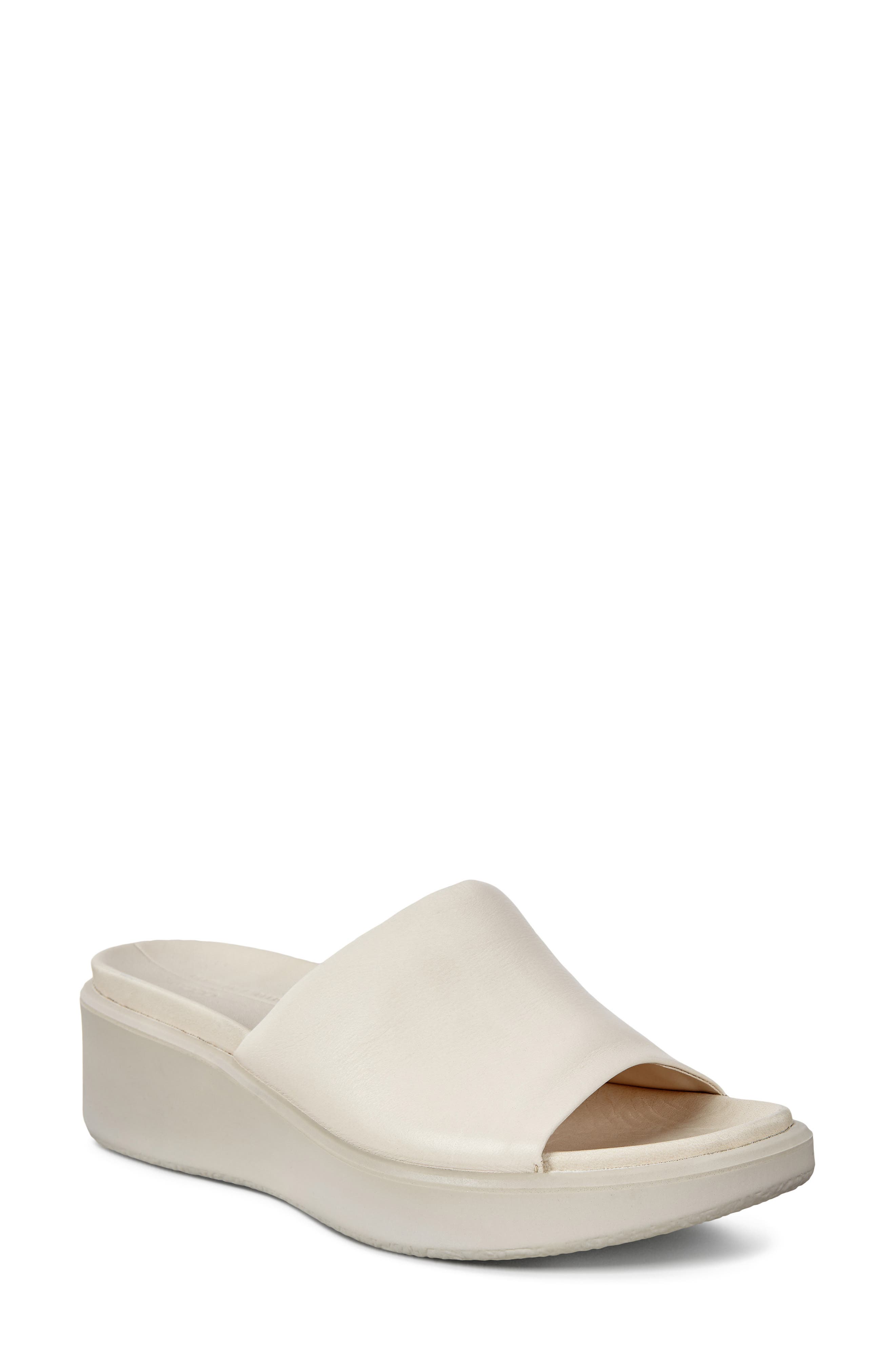 Flowt Wedge Slide Sandal, Main, color, LIMESTONE