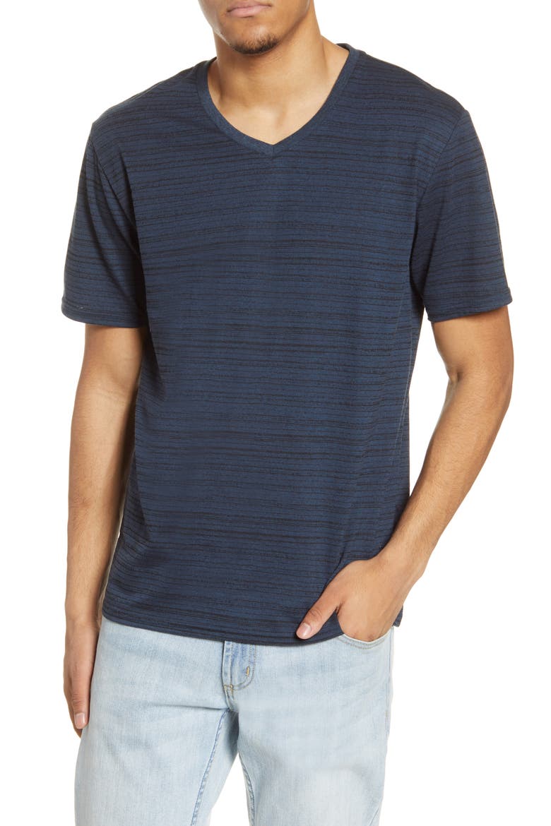 Benson V-Neck T-Shirt, Main, color, MIDNIGHT