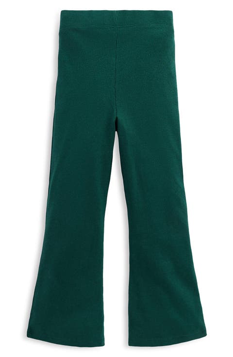 Kids' Ribbed Flared Leggings