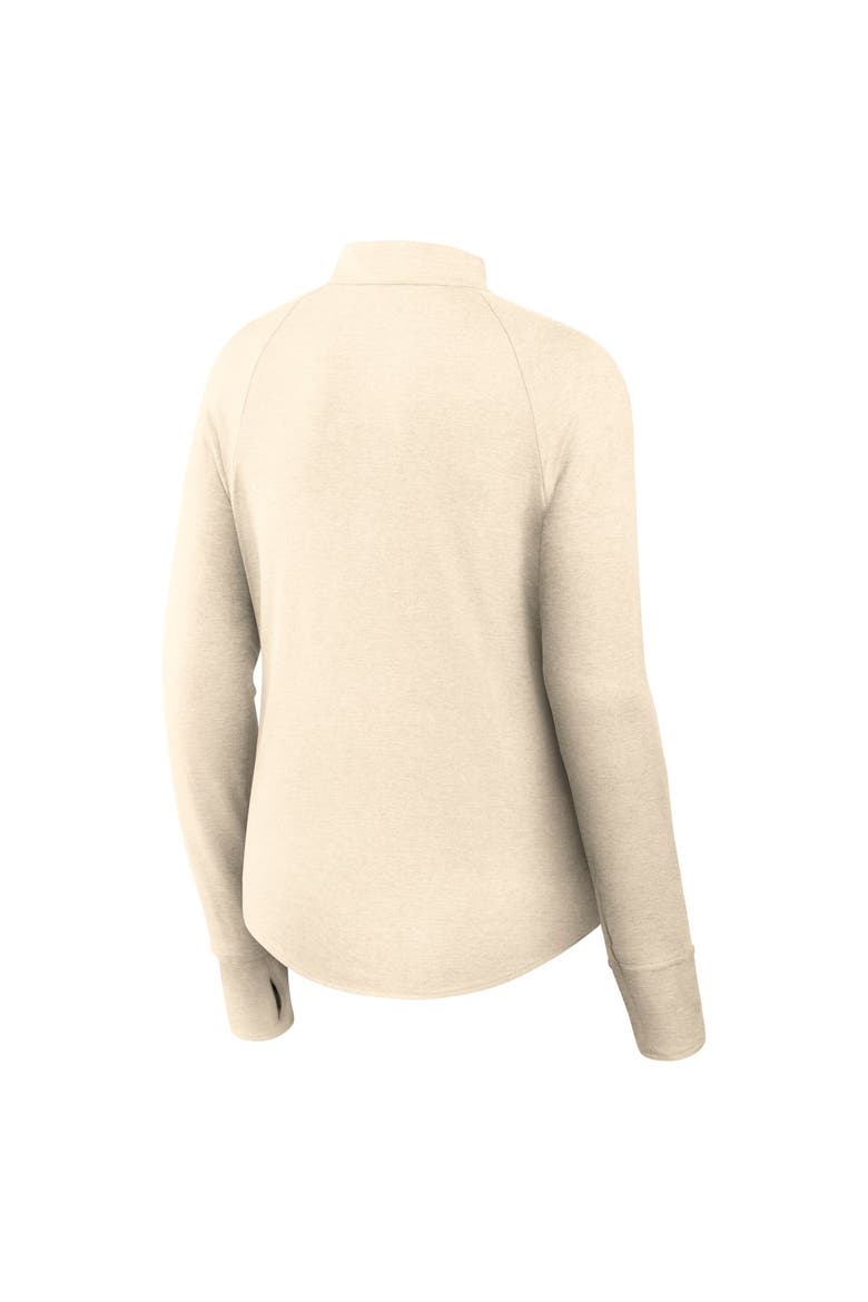 Women's Nike Natural Oregon Ducks Legacy Swift Dri-FIT Half-Zip Pullover, Alternate, color, Natural