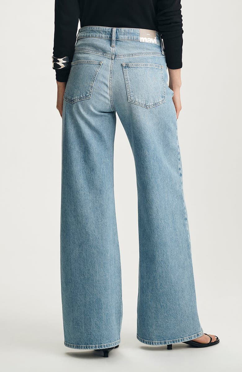 Mavi Jeans Florida High Waist Wide Leg Jeans, Alternate, color, 