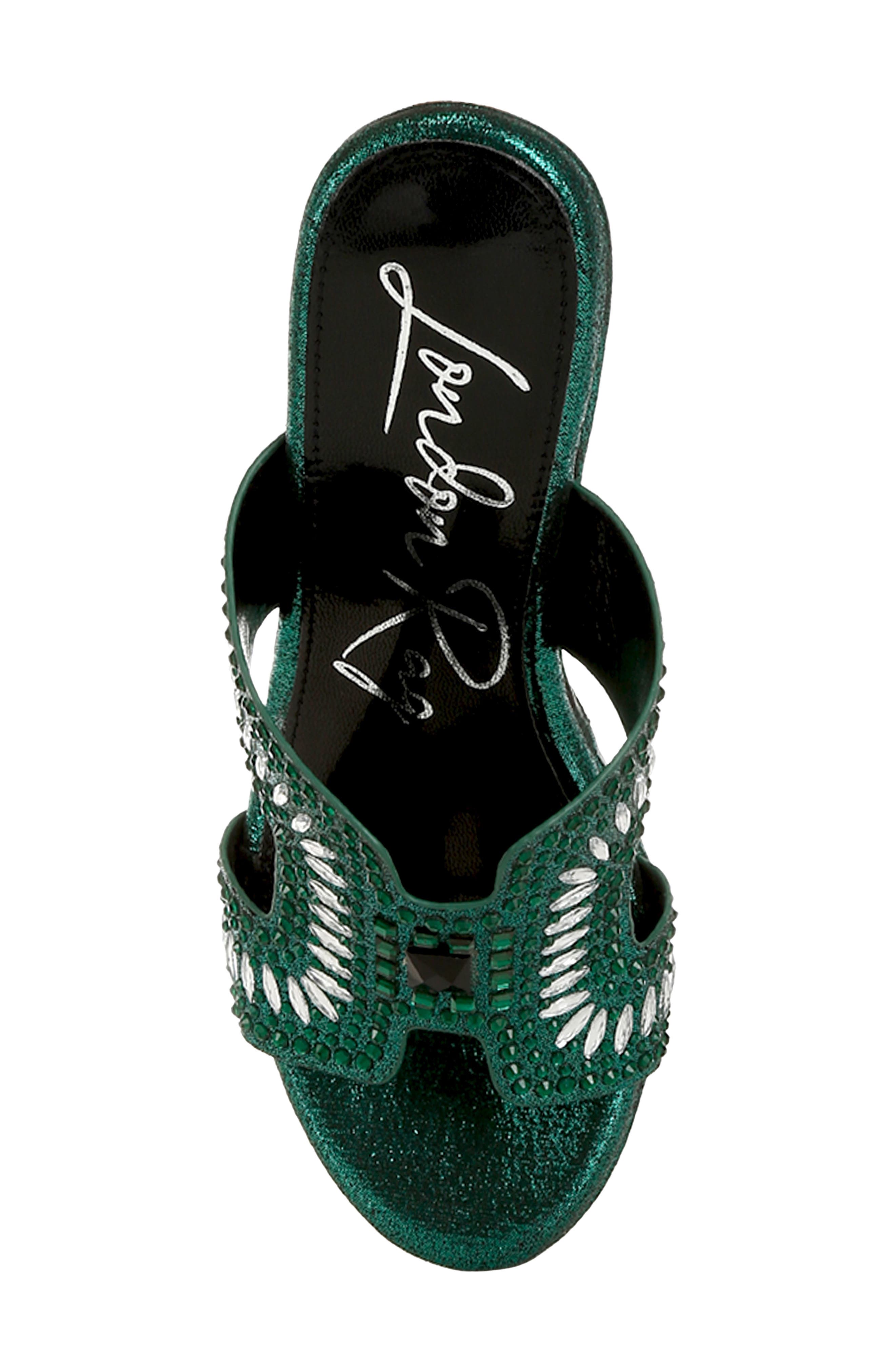 LONDON RAG Mariner Platform Wedge Sandal, Alternate, color, Green