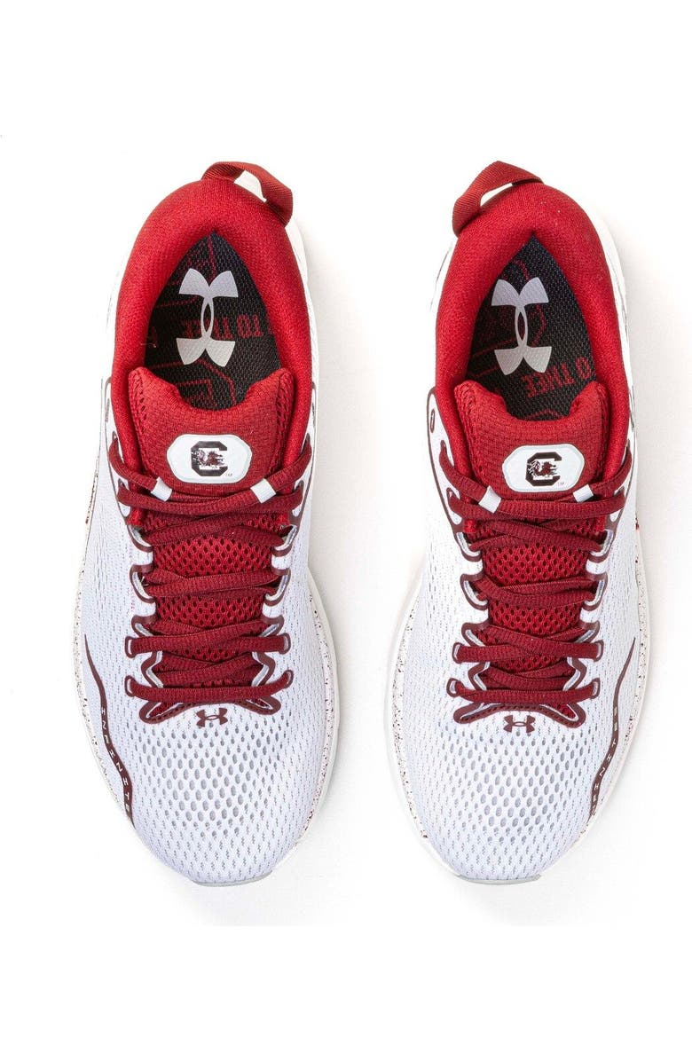 Under Armour Men's Under Armour White South Carolina Gamecocks Infinite 5 Running Shoes, Alternate, color,