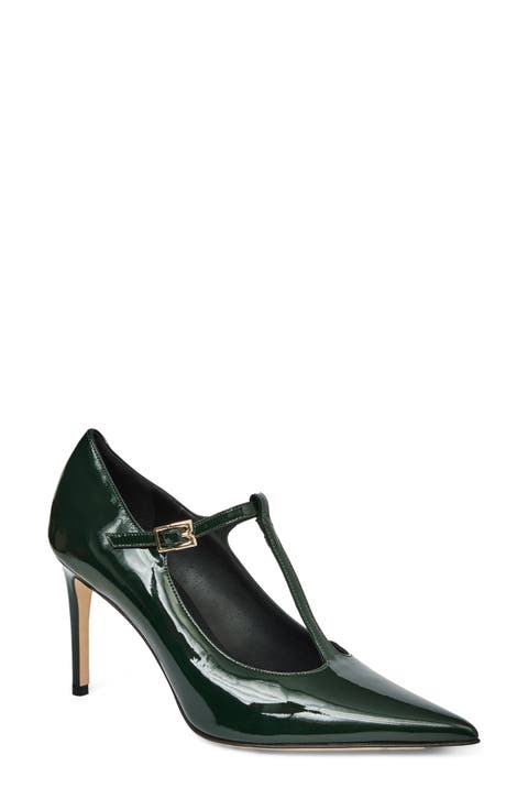 Pepper T-Strap Pointed Toe Pump