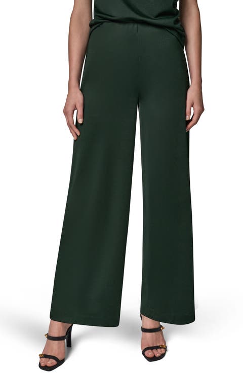 Pull On Wide Leg Pants