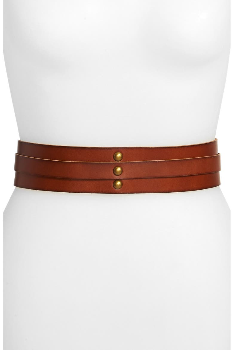 'Safari' Belt, Main, color, COGNAC