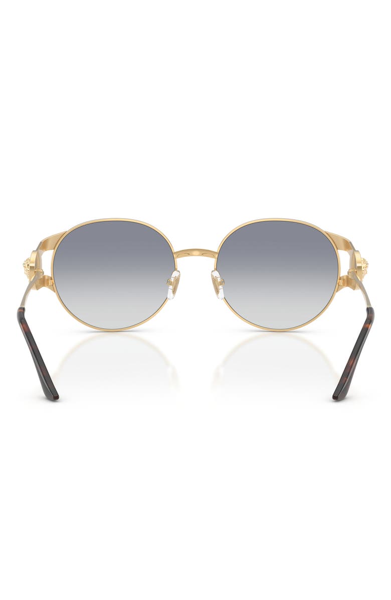 Versace 54mm Round Sunglasses, Alternate, color, Gold Versace/ Havana/ Blue