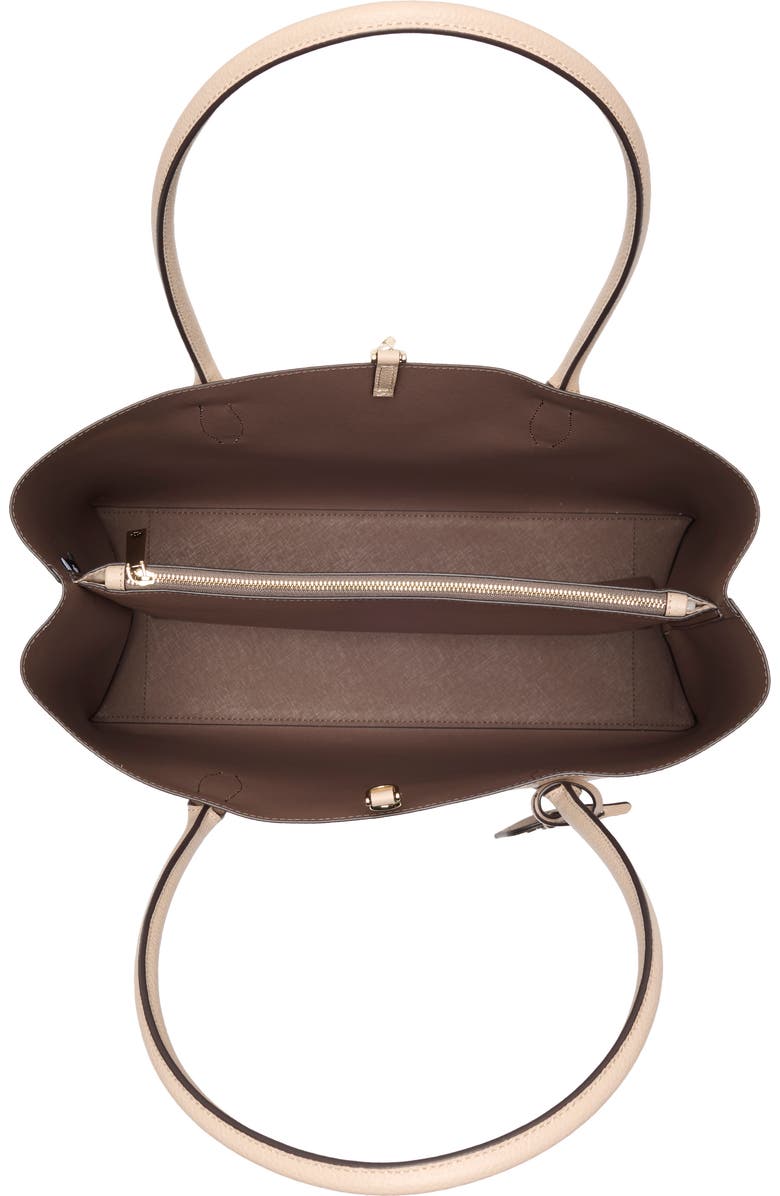 Kate Spade New York eva leather tote, Alternate, color, Warm Beige