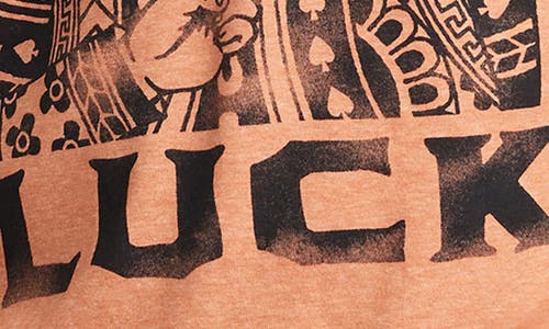 Lucky Brand Make Your Luck Graphic T-shirt In Autum Glaze