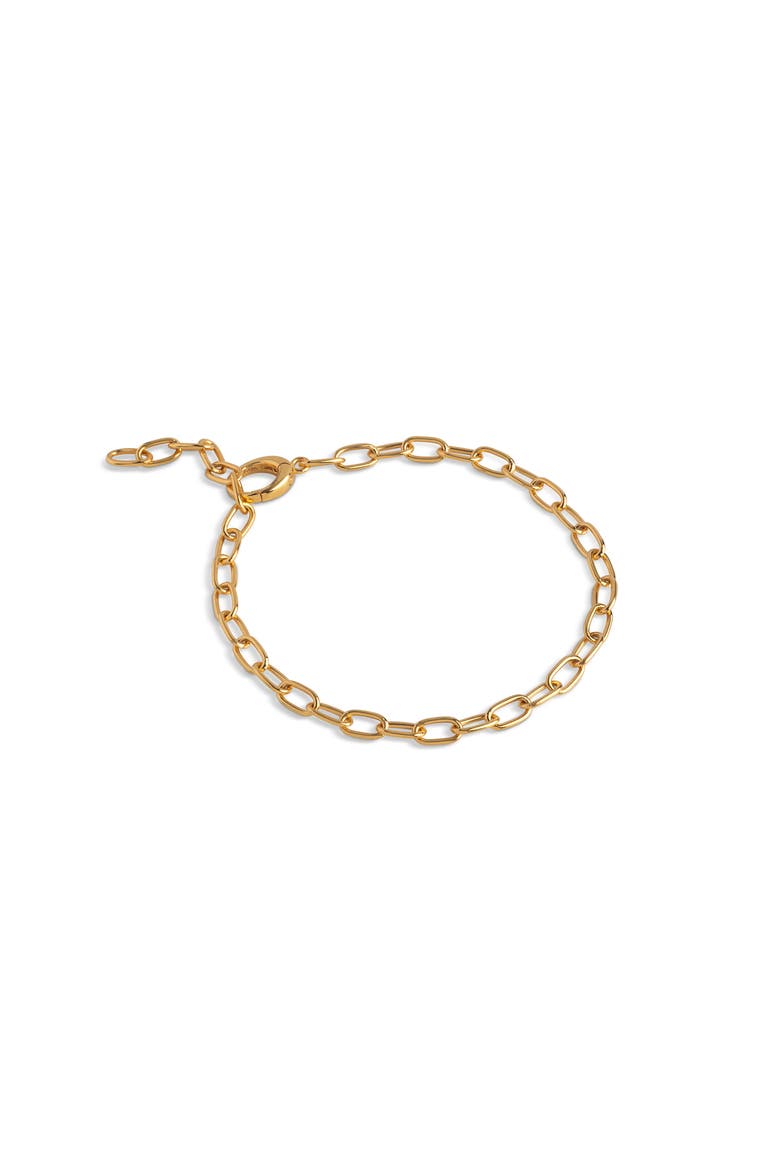 Medium Charm Bracelet, Main, color, Gold