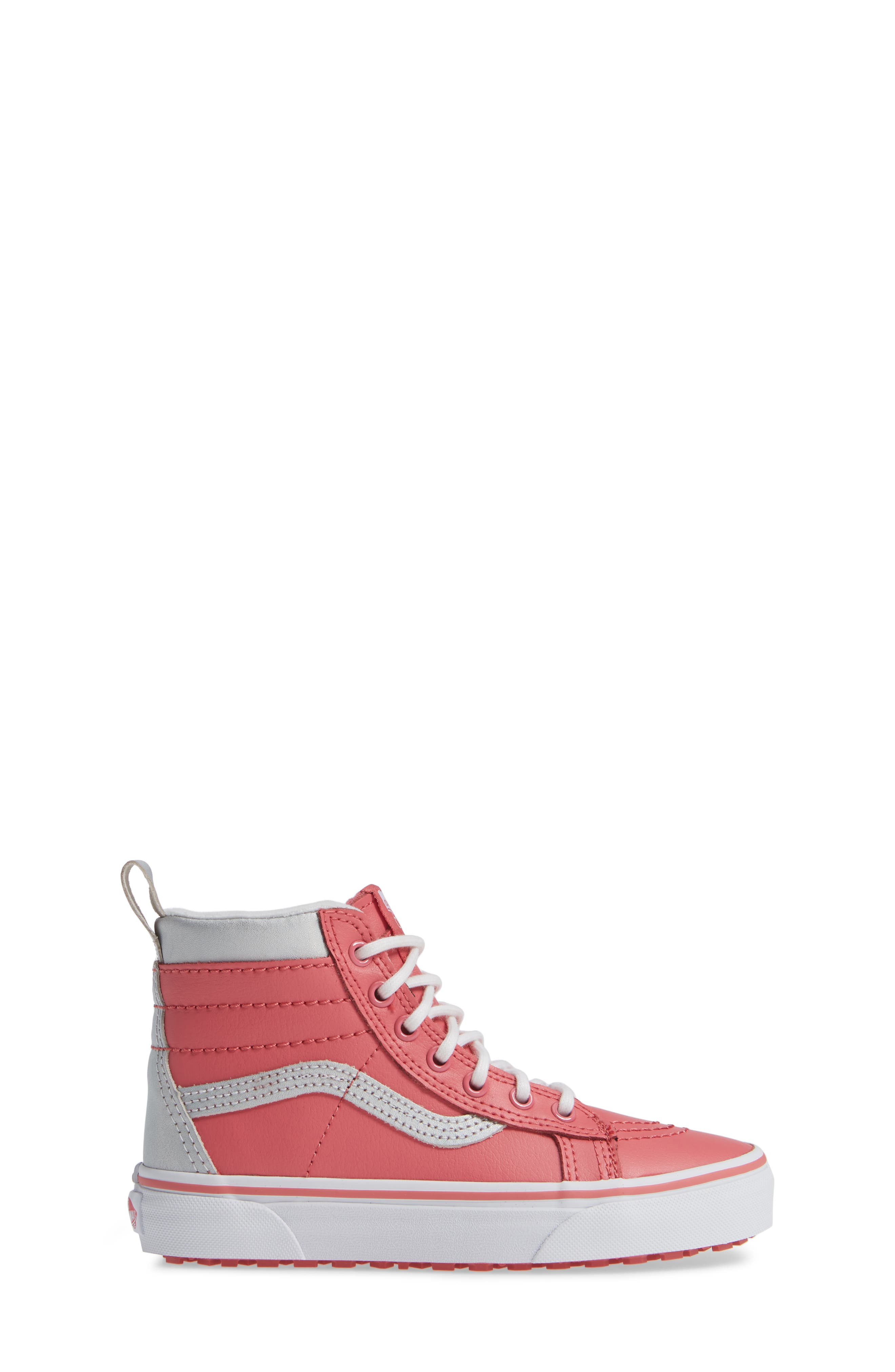 SK8-Hi Sneaker, Alternate, color, METALLIC/ TRUE WHITE/ ROSE