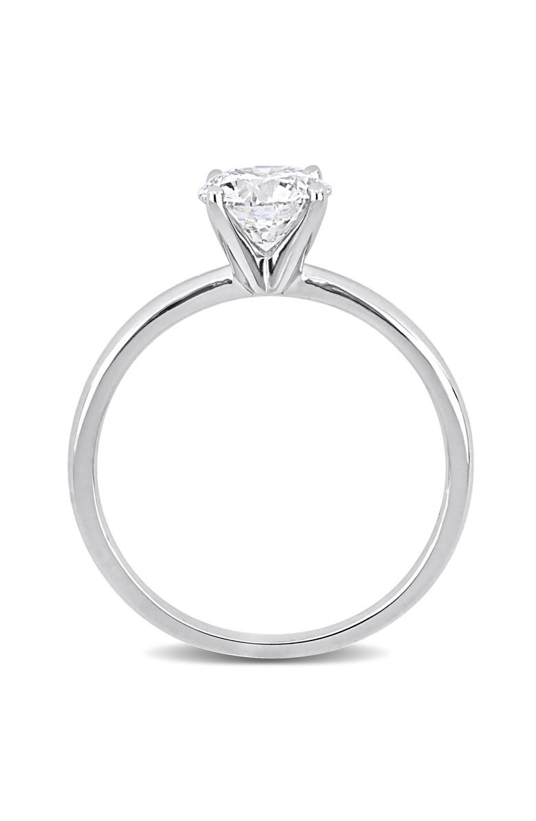 Julianna B. 1 CTW Lab-Grown Diamond Solitaire Ring 14k, Alternate, color, White Gold