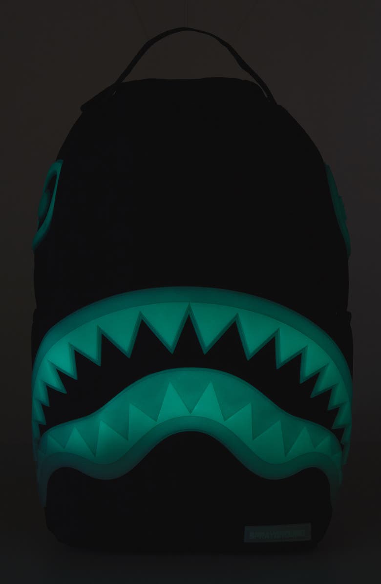 Sprayground Glow in the Dark Shark Backpack, Alternate, color,
