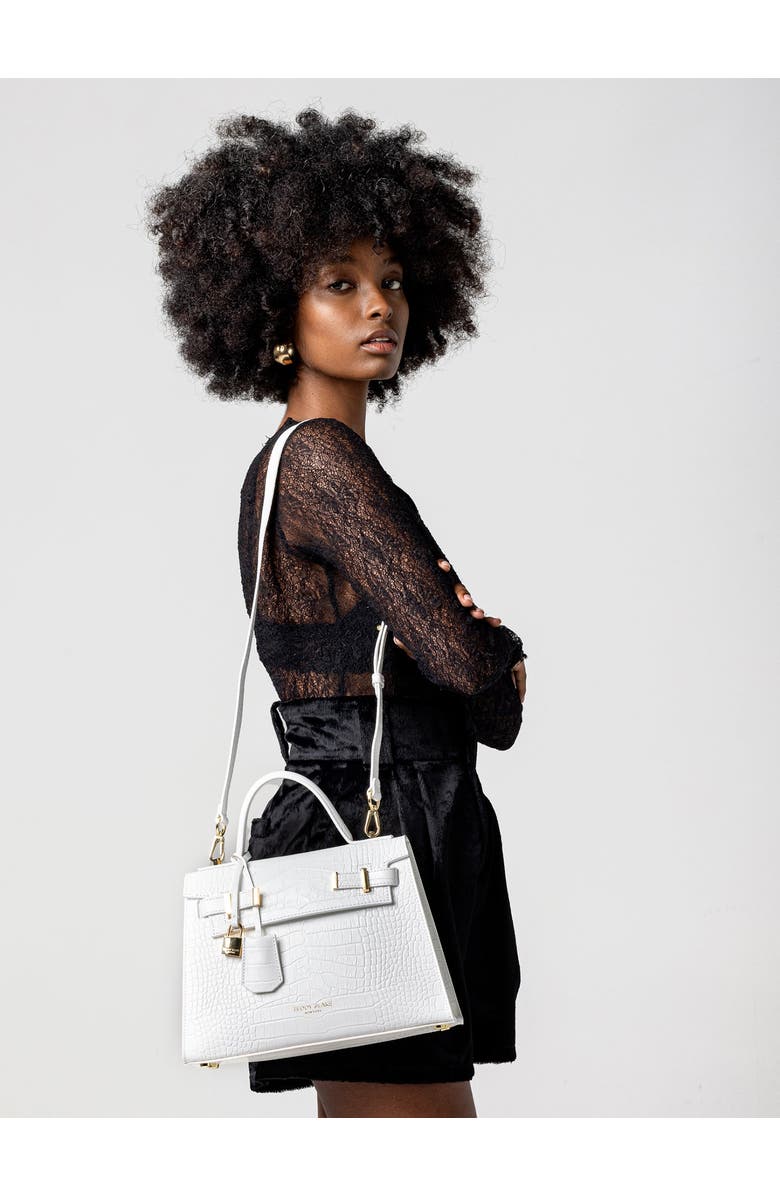 Teddy Blake Ava Croco 11", Alternate, color, White