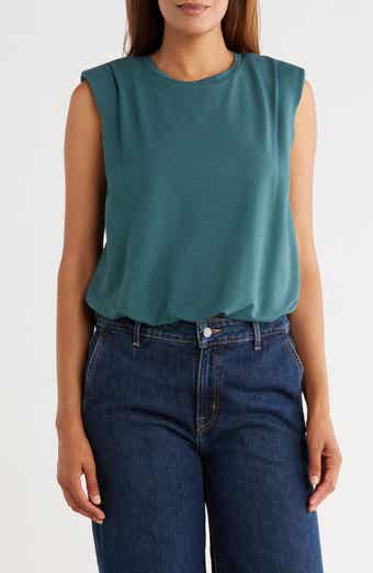 DR2 by Daniel Rainn Bubble Hem Muscle Tank