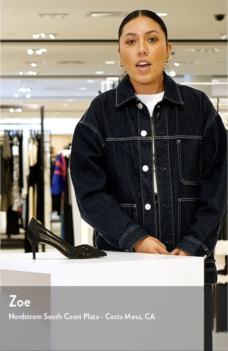 Noreen Pointed Toe Half d'Orsay Pump, sales video thumbnail