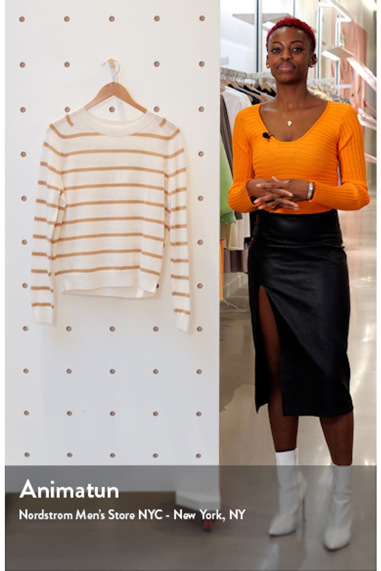 Striped Wool & Cashmere Blend Sweater video