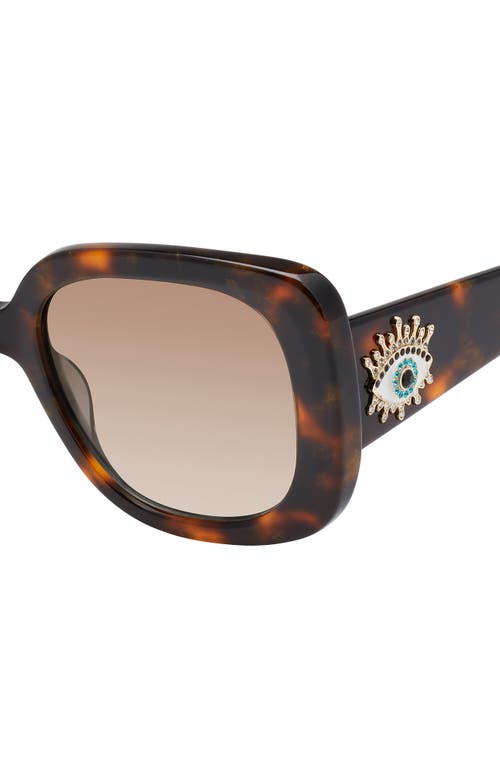 Kurt Geiger London 53mm Gradient Butterfly Sunglasses In Brown