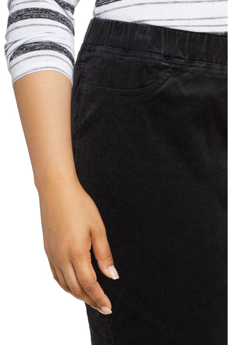 Organic Cotton Blend Denim Leggings, Alternate, color, CHARCOAL