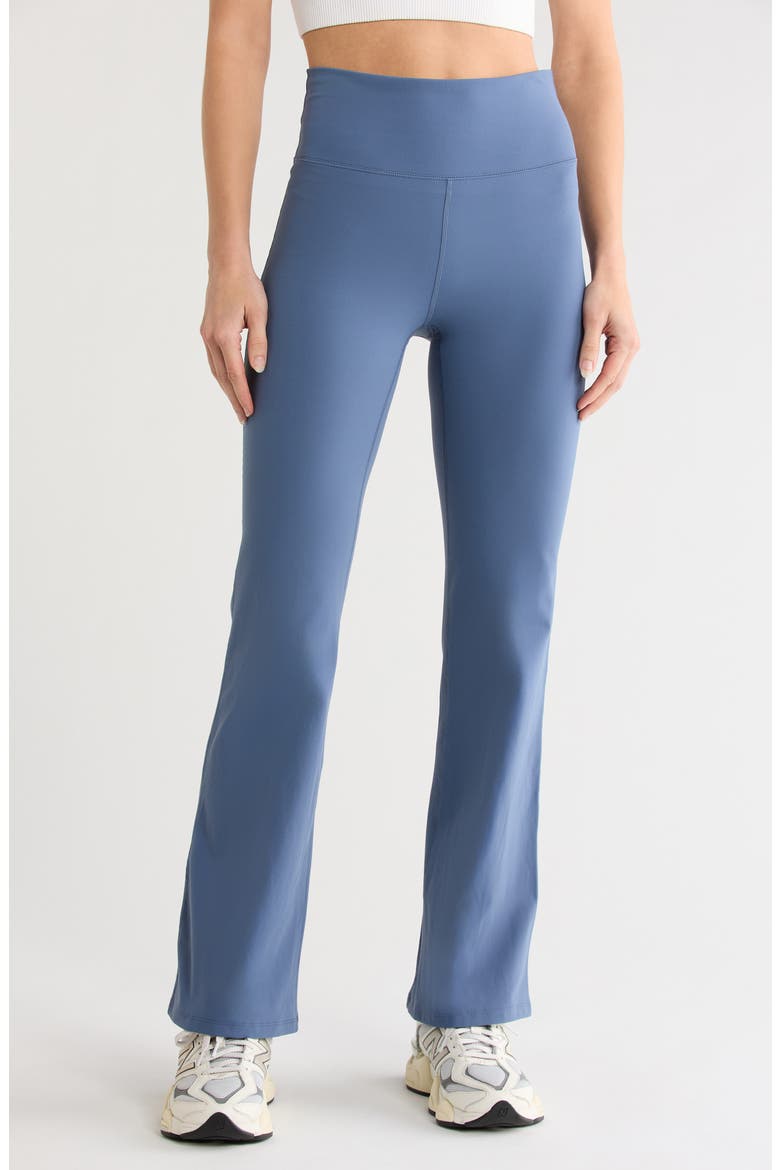 Perform High Waist Flare Leggings, Main, color, BLUE VINTAGE