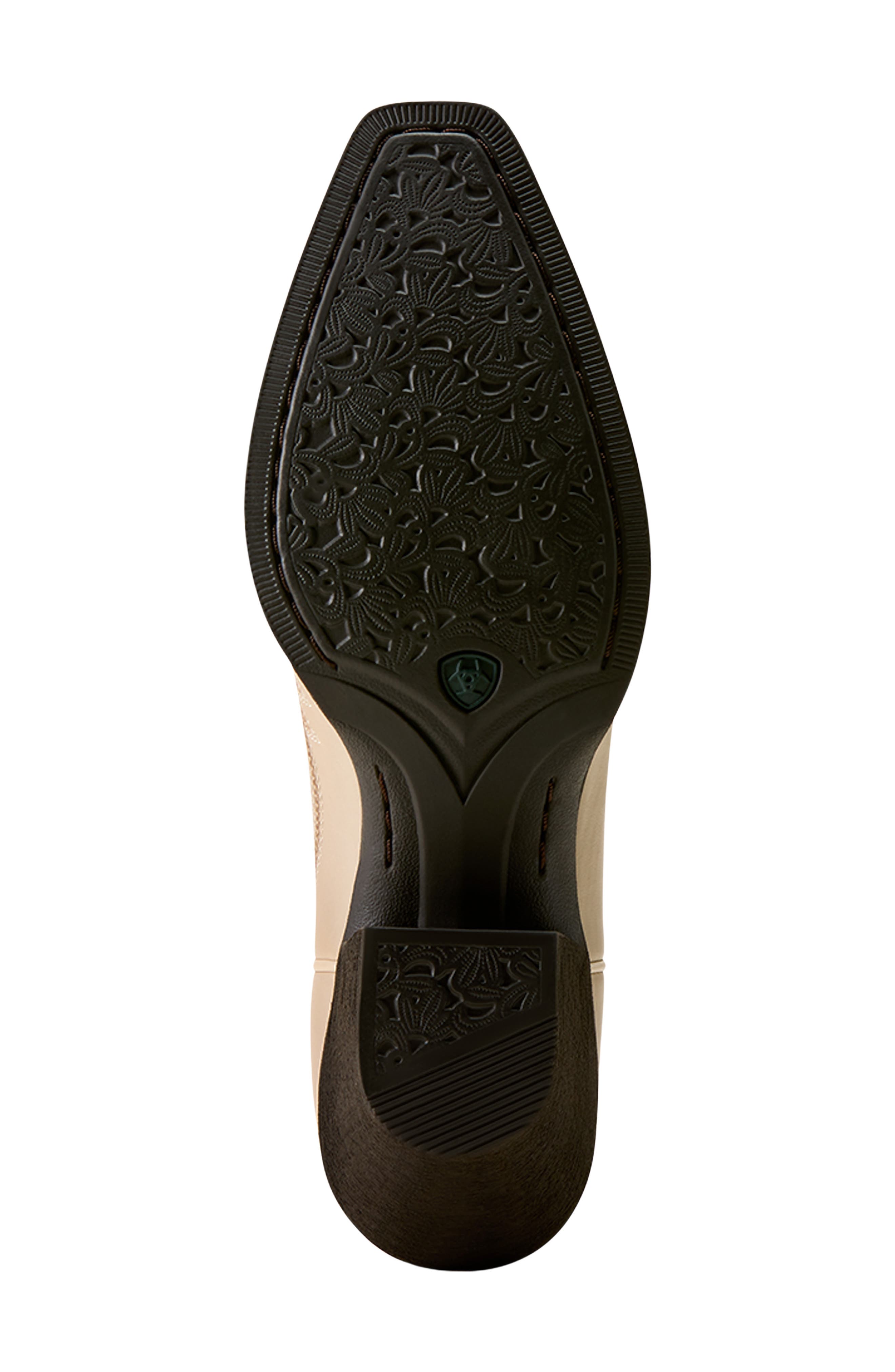 Round Up Collins D-Toe Western Boot, Alternate, color, BUTTERCREAM