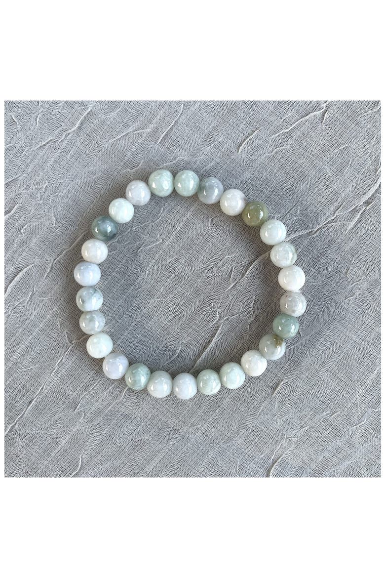 Crystal Healing Beaded Bracelet, Alternate, color, Jade