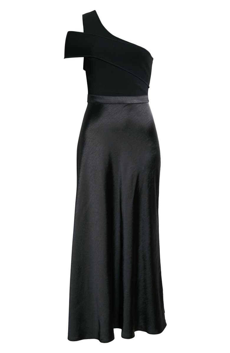 Ted Baker London Ivena Mixed Media One-Shoulder Dress, Alternate, color,