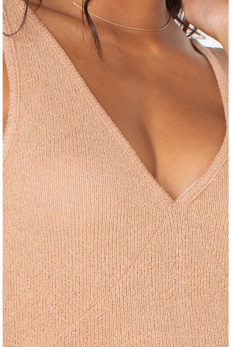 Slow Isle Knit Midi Dress, Alternate, color, PRALINE