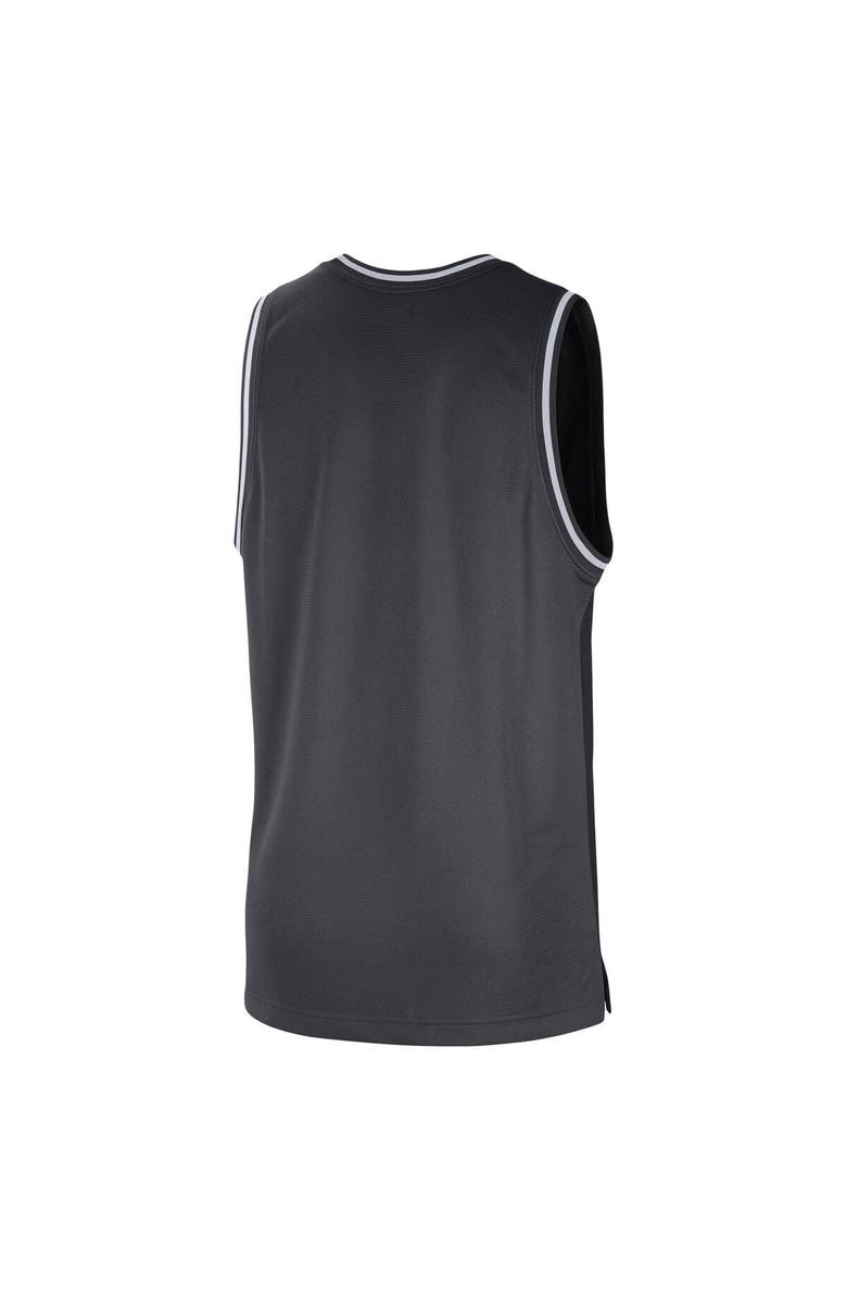 Nike Men's Nike Black/Anthracite Brooklyn Nets Courtside Versus Force Split DNA Performance Mesh Tank Top, Alternate, color, Black