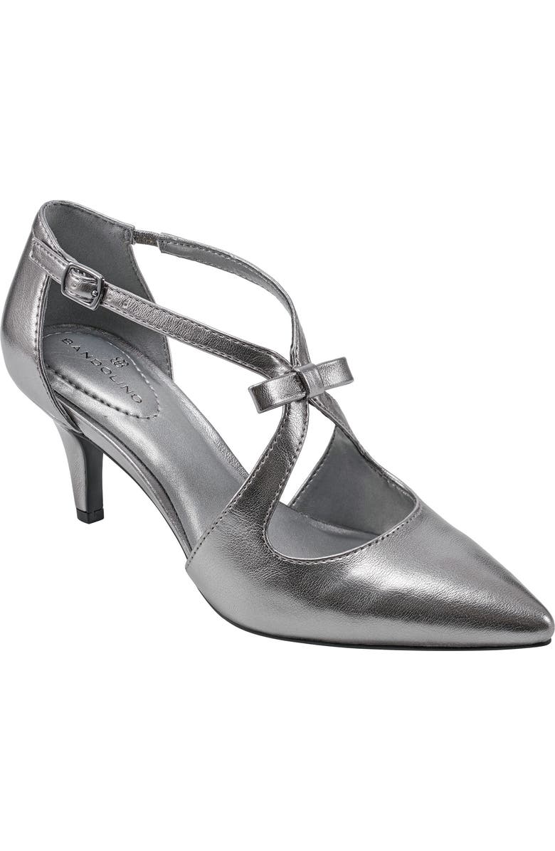 Bandolino Zeffer Kitten Heel Pump, Main, color, Sil02