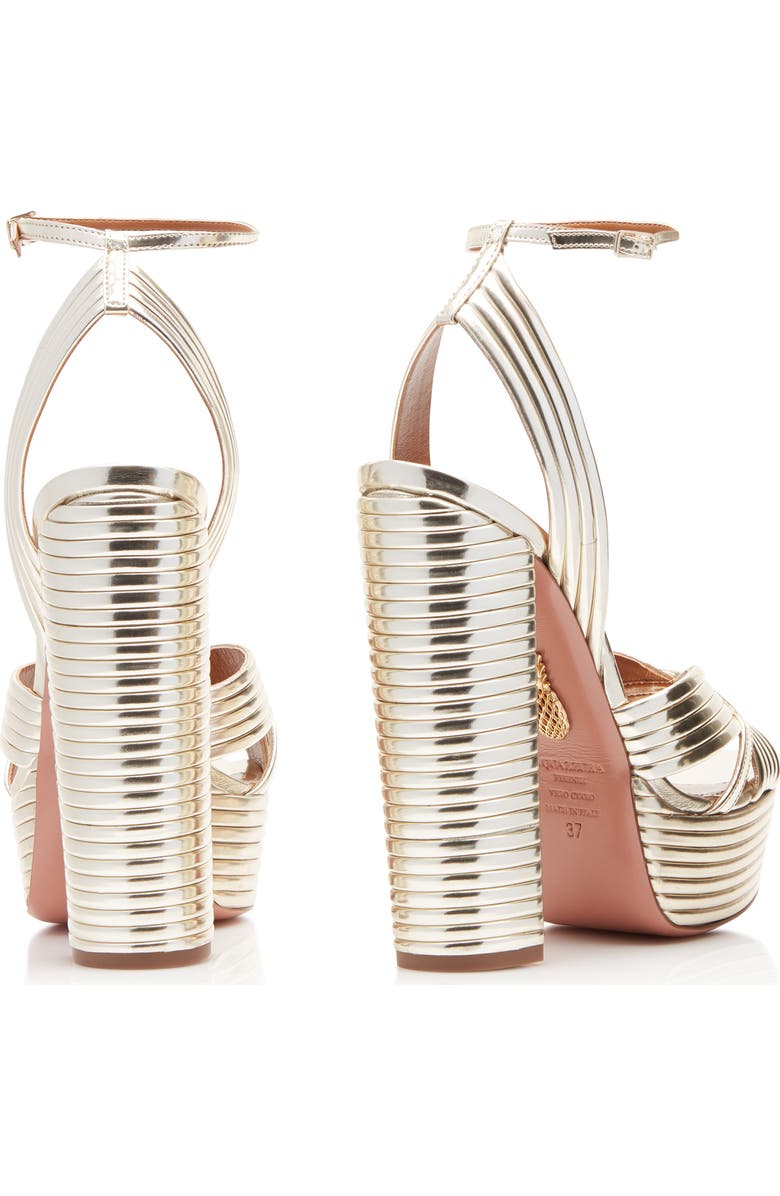Aquazzura Platform Sandal, Alternate, color,