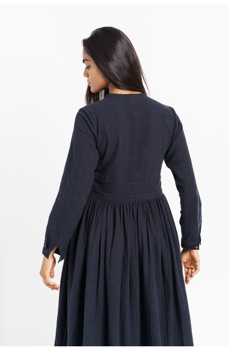 World of Crow Fit and flare midi dress, Alternate, color, 