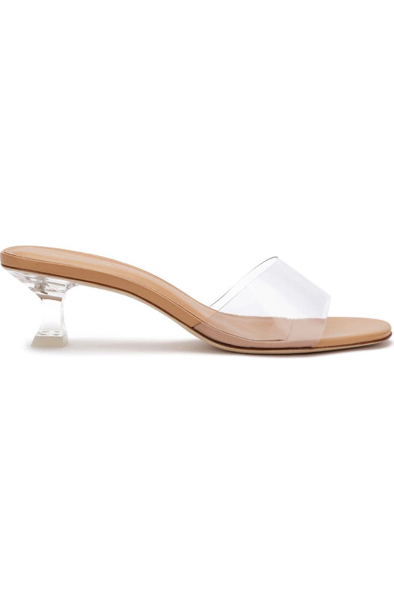 Larroudé Vivi Lucite Mule, Main, color, Tan