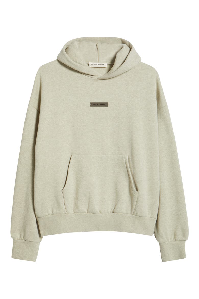 Classic Fit Fleece Hoodie, Alternate, color, HEATHER STONE