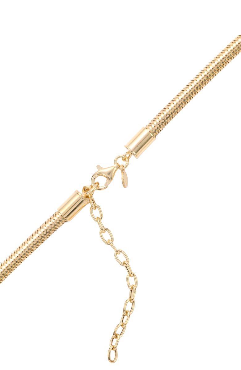 ATHRA LUXE Dolce Sole Fancy Mesh Necklace, Alternate, color,