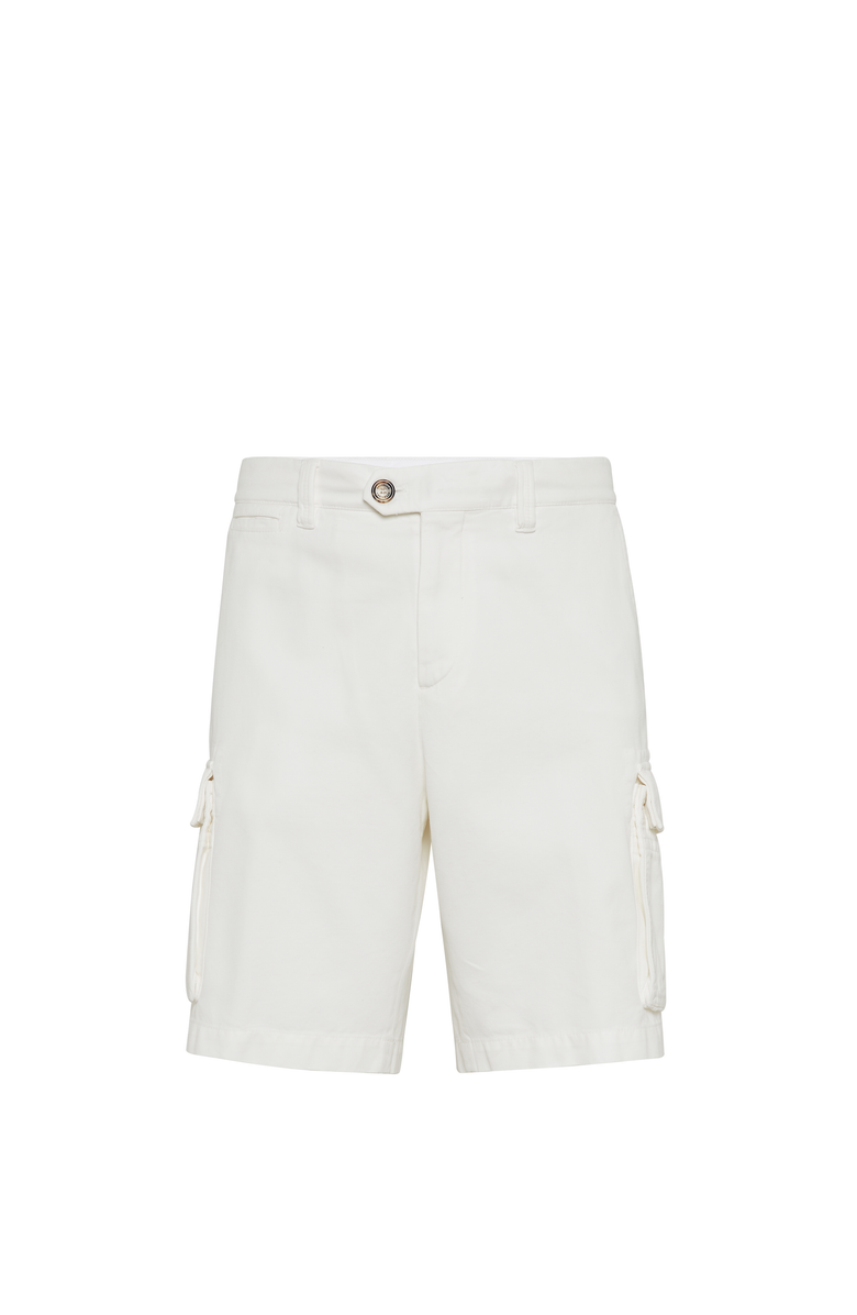 Brunello Cucinelli Bermuda shorts with cargo pockets, Main, color, 