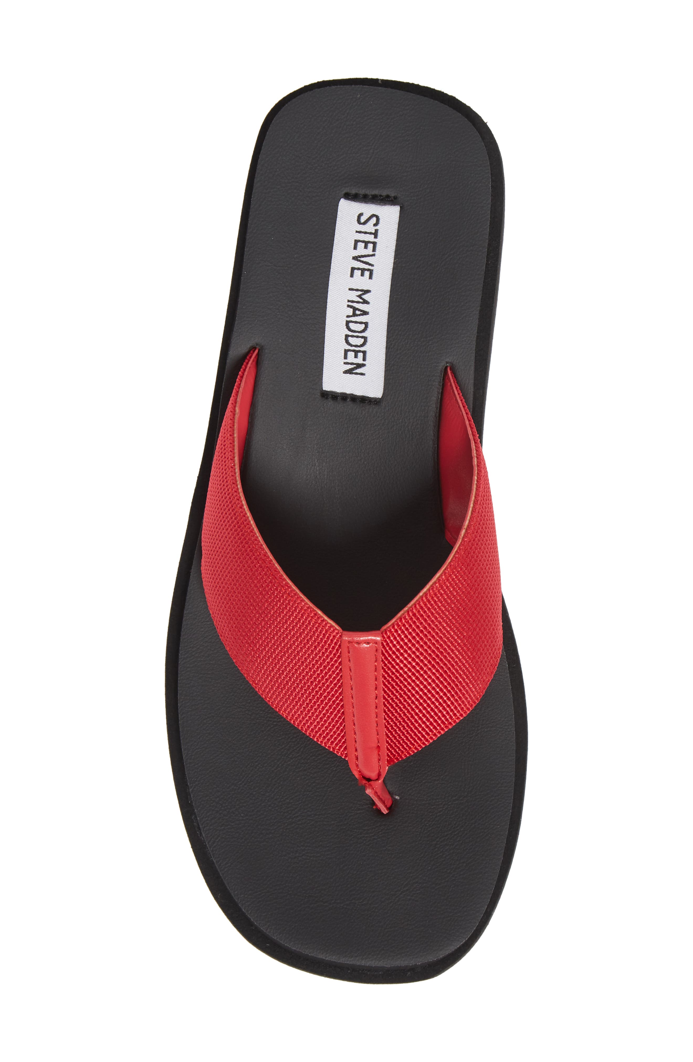 Platform Flip Flop, Alternate, color, RED
