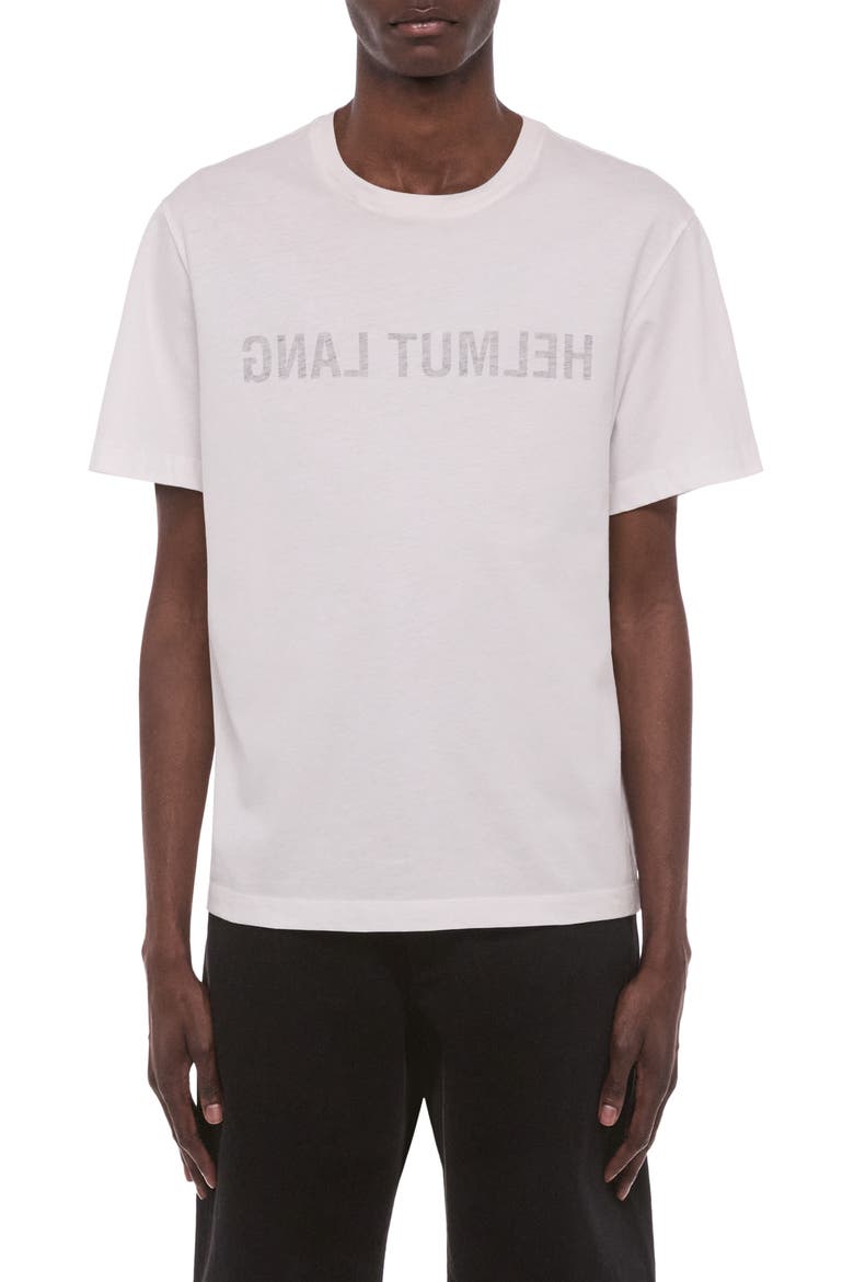 Reverse Graphic T-Shirt, Main, color, WHITE