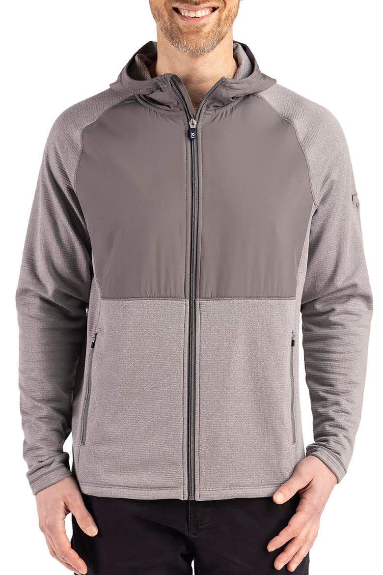 Peshastin Fleece Hybrid Jacket, Main, color, ELEMENTAL GREY HEATHER