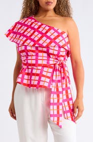 SUGARLIPS Darvy One-Shoulder Top