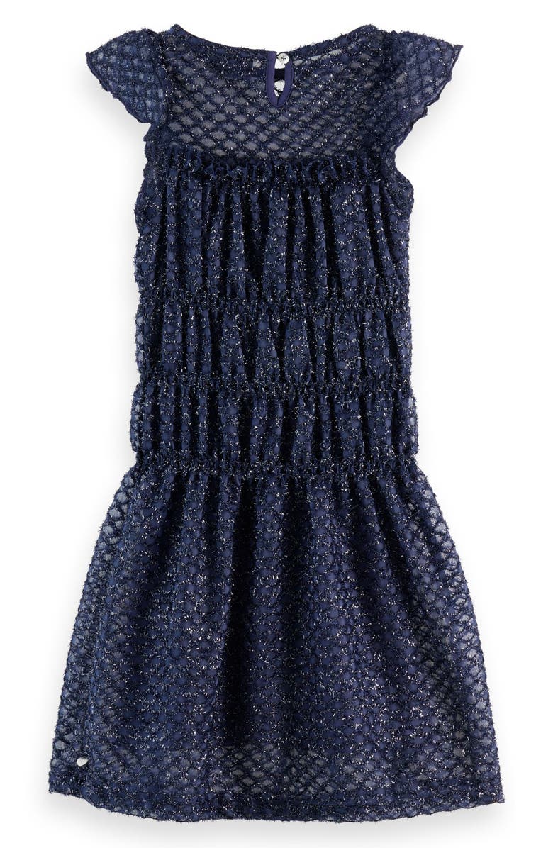 Scotch & Soda Kids' Fancy Party Dress, Alternate, color, Peacoat