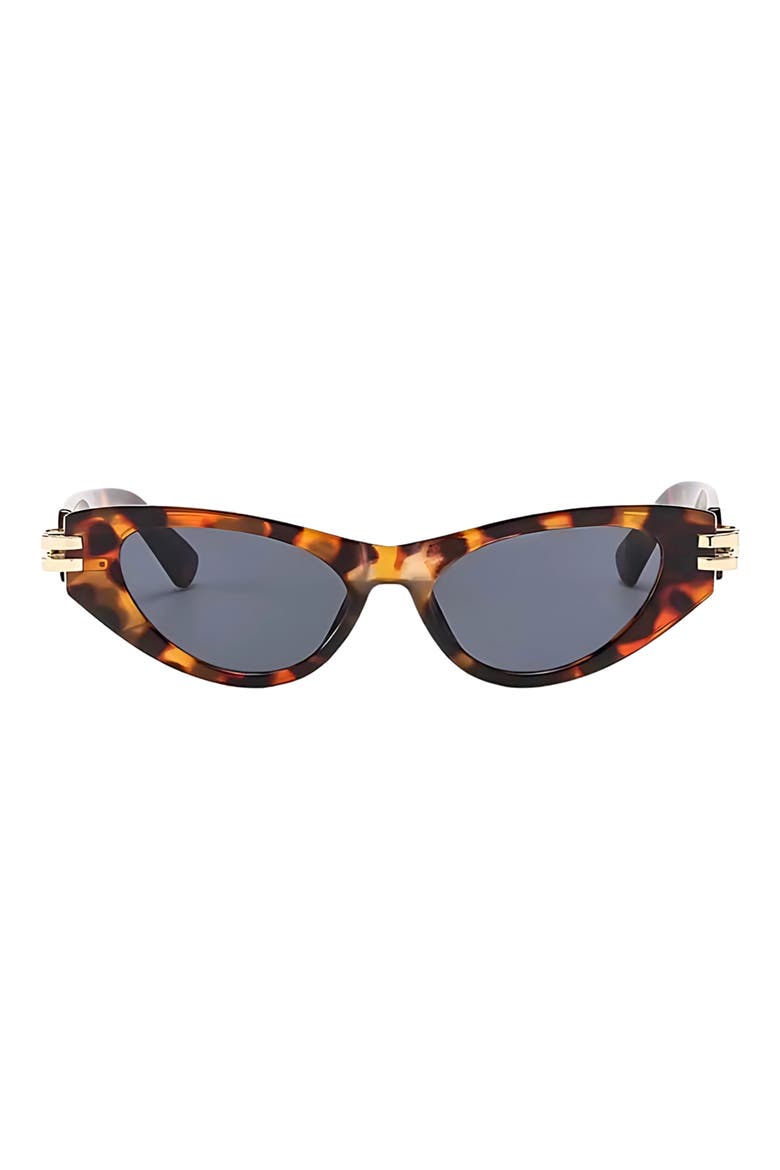 Story 69mm Oversize Polarized Cat Eye Sunglasses, Main, color, TORTE/ BLACK