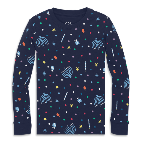 Kids Organic Pj Top In Holiday Prints (toddler, Little Kid, Big Kid)
