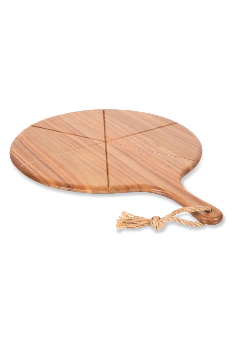 Napoletana Pizza Cutter Board, Main, color, Acacia Wood