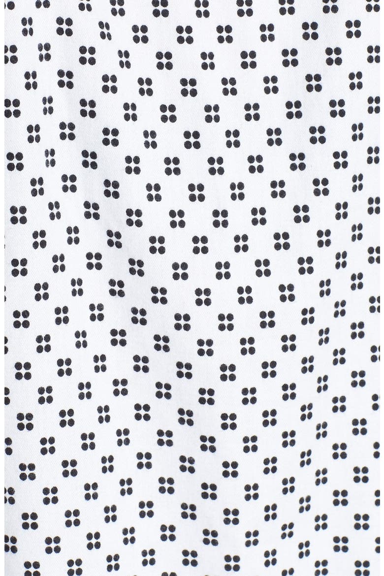 Cotton Twill Pajamas, Alternate, color, WHITE BLAIR DOT