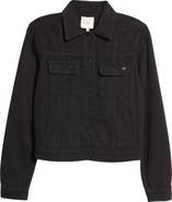 HIDDEN JEANS Fitted Denim Trucker Jacket