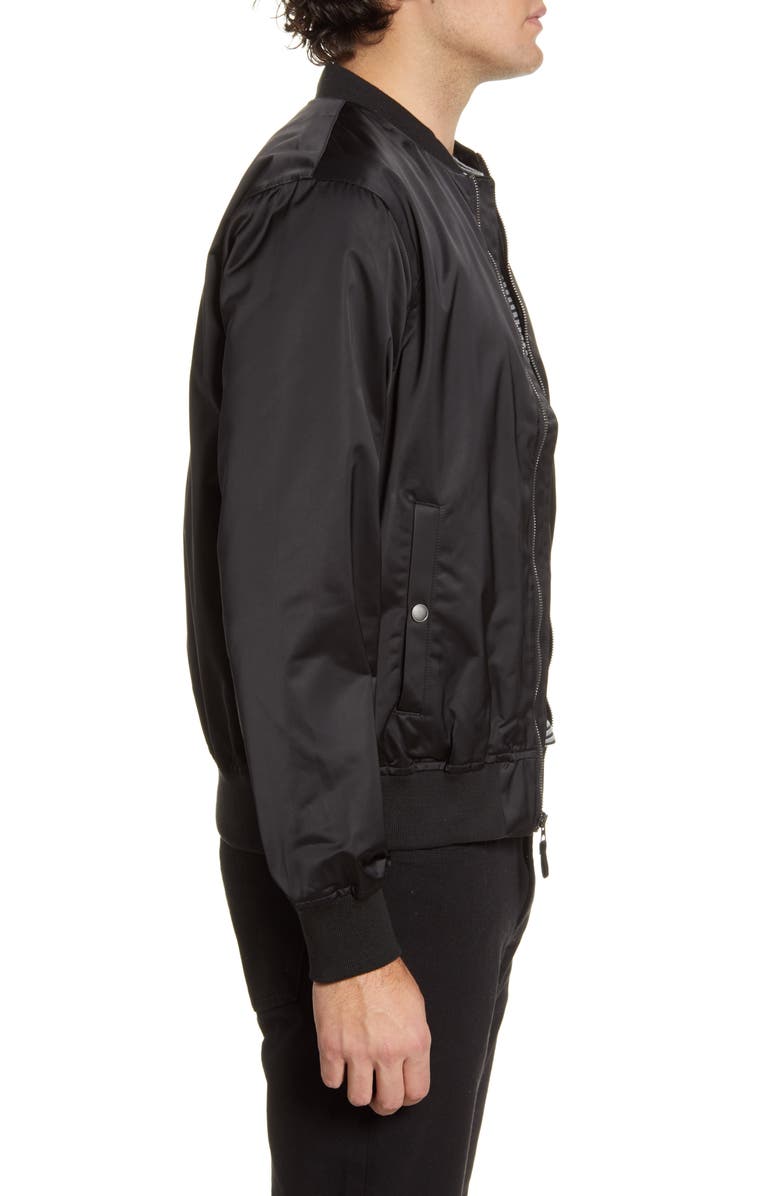 Bonobos Slim Fit Moto Bomber Jacket, Alternate, color, 