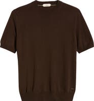 Aurélien Cashwool® Short Sleeve Crewneck Sweater