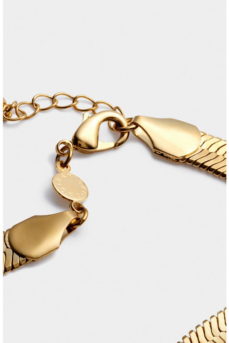 Ciana Large Snake Chain Bracelet, Alternate, color, Gold