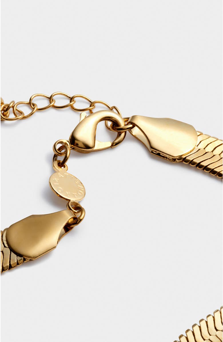 Katie Loxton Ciana Large Snake Chain Bracelet, Alternate, color, Gold Coated